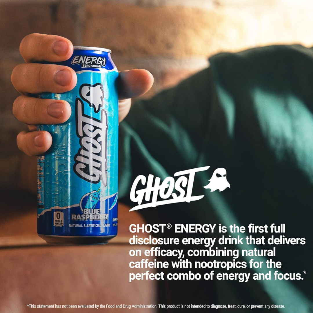 Ghost Energy 12x500ml Blue Raspberry