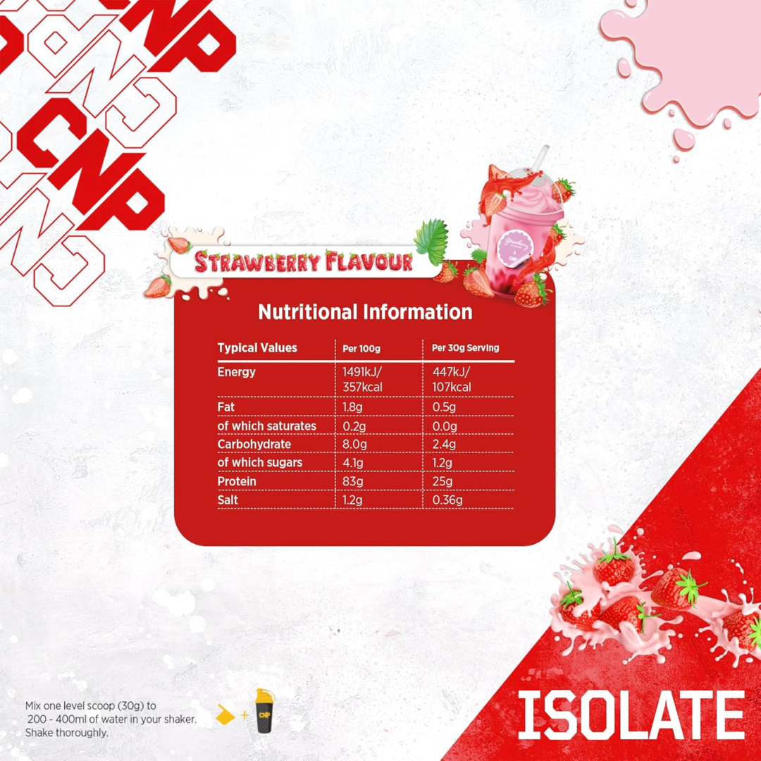 CNP Isolate 900g Strawberry