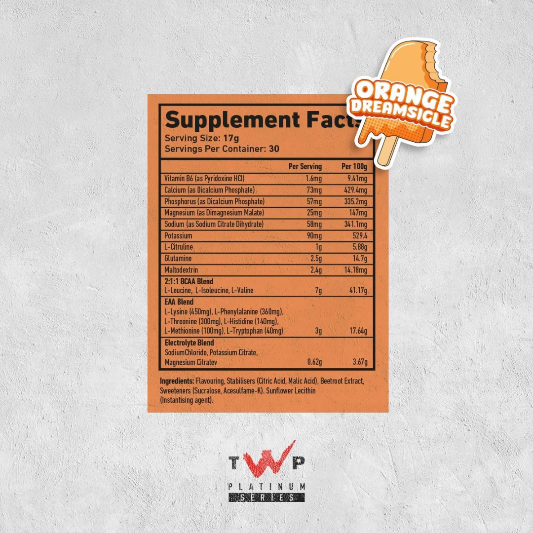 TWP Endure 510g Orange Dreamsicle