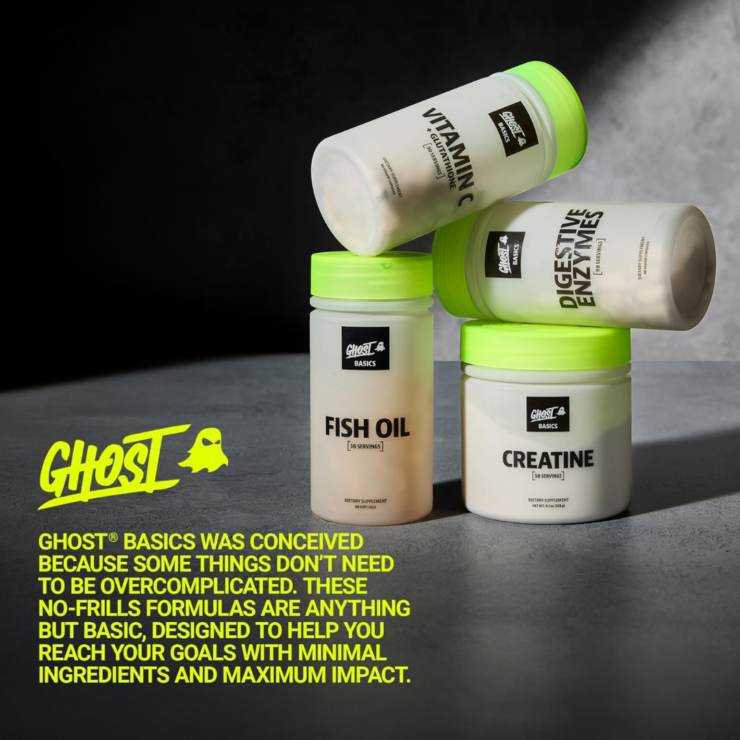 Ghost Basics Vitamin C and Glutathione 60 Caps Unflavoured