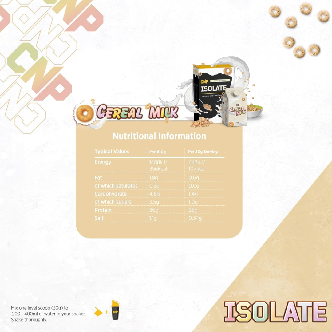 CNP Isolate 900g Cereal Milk
