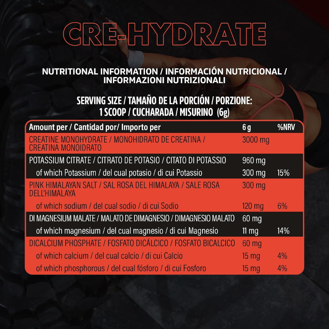 NXT Nutrition CRE Hydrate 360g Watermelon Strawberry