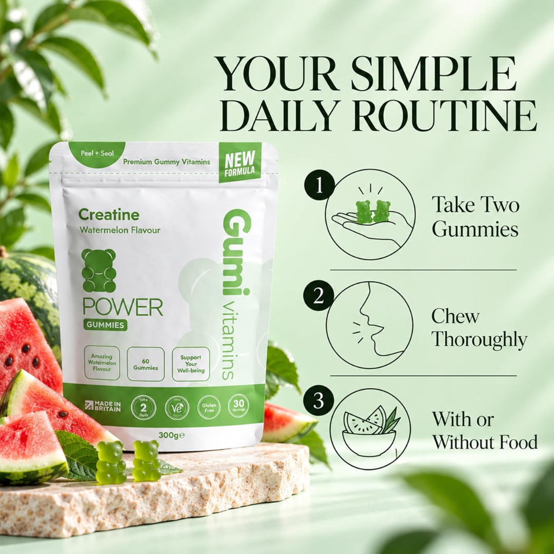 Gumi Vitamins POWER - Creatine Gummies 300g Watermelon