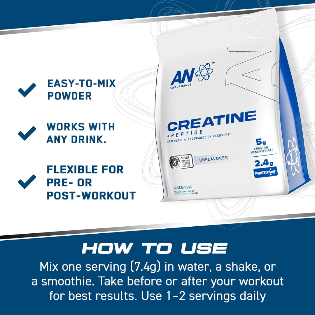 Applied Nutrition Creatine + Peptide 444g Unflavoured