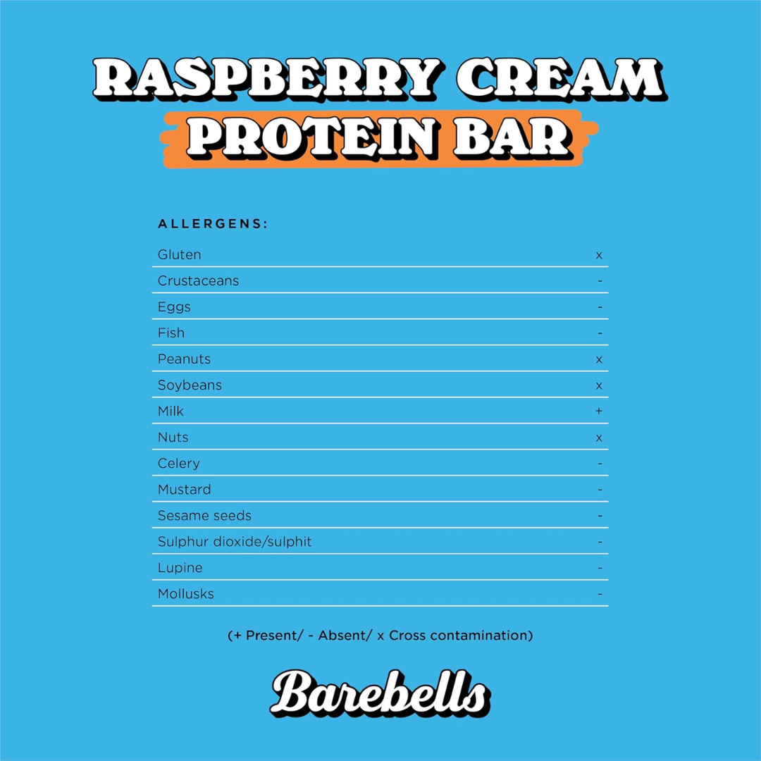Barebells Protein Bar 55g Raspberry Cream