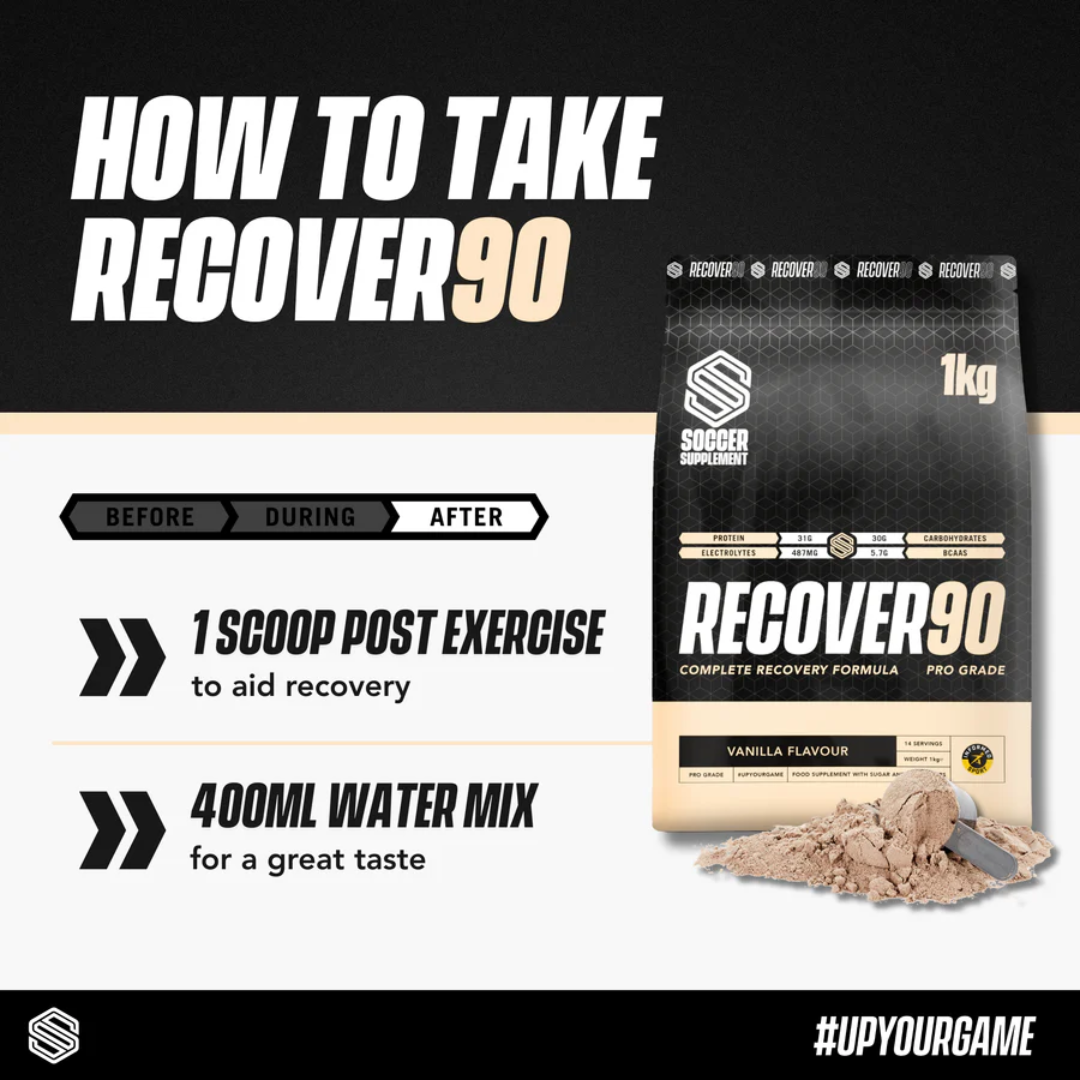 Soccer Supplement Recover90 1kg Vanilla