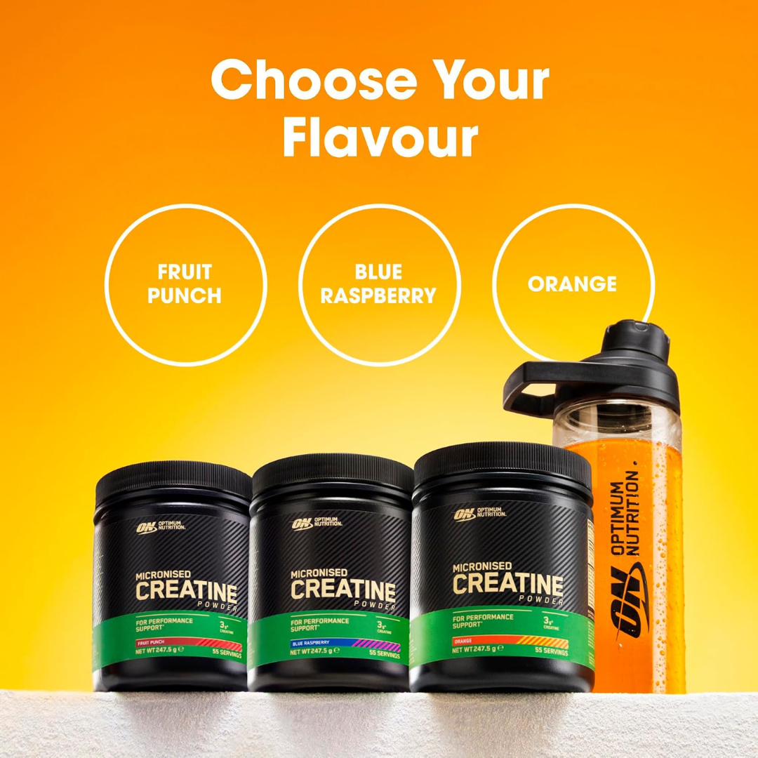 Optimum Nutrition Micronised Creatine 247.5g Orange