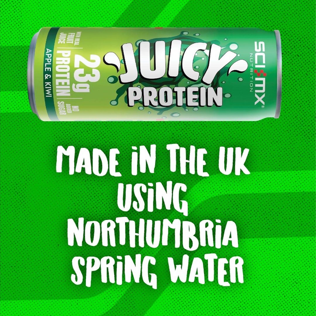 Sci-Mx Juicy Protein 12x330ml Apple & Kiwi