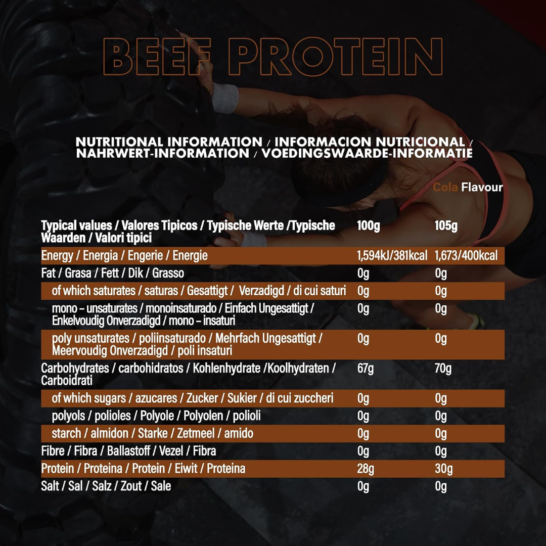 NXT Nutrition Beef Mass Gain 3.15kg Cola