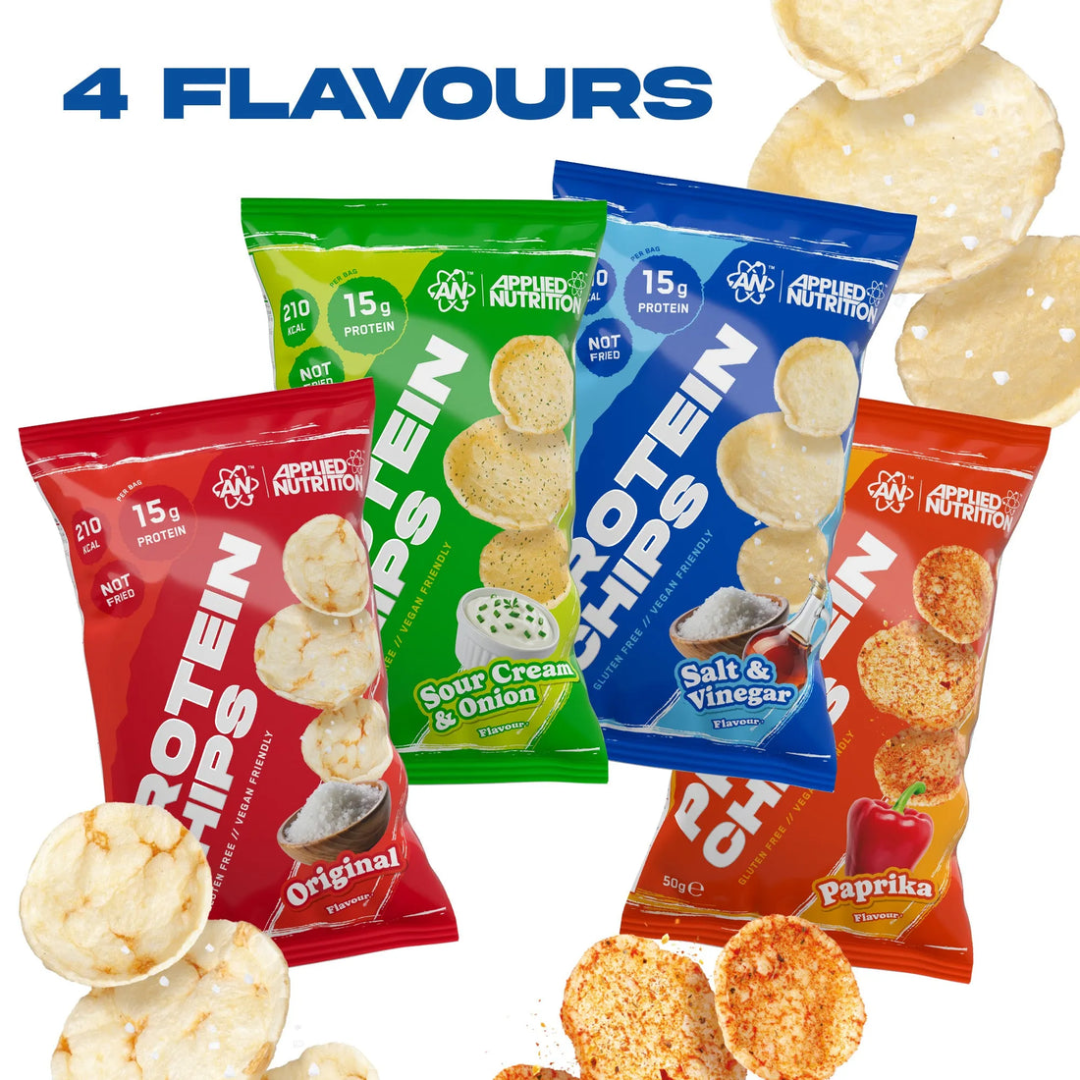 Applied Nutrition Protein Chips 7x50g Sour Cream & Onion