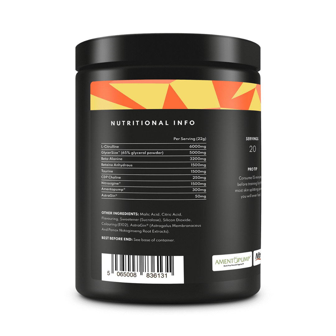 Combat Fuel Pumped-Up V2 500g Strawberry & Lime V2