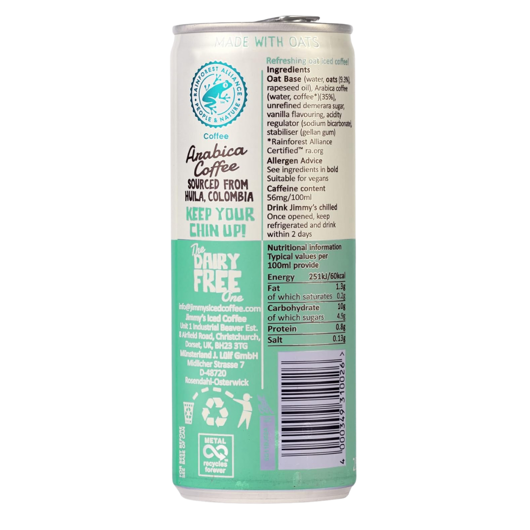 Jimmy's Iced Coffee 12x250ml Oat