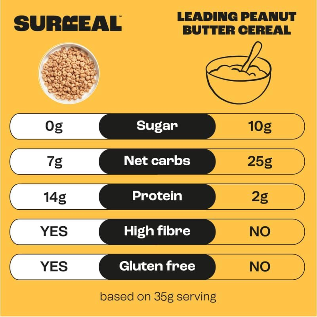 SURREAL Protein Cereal 240g Peanut Butter