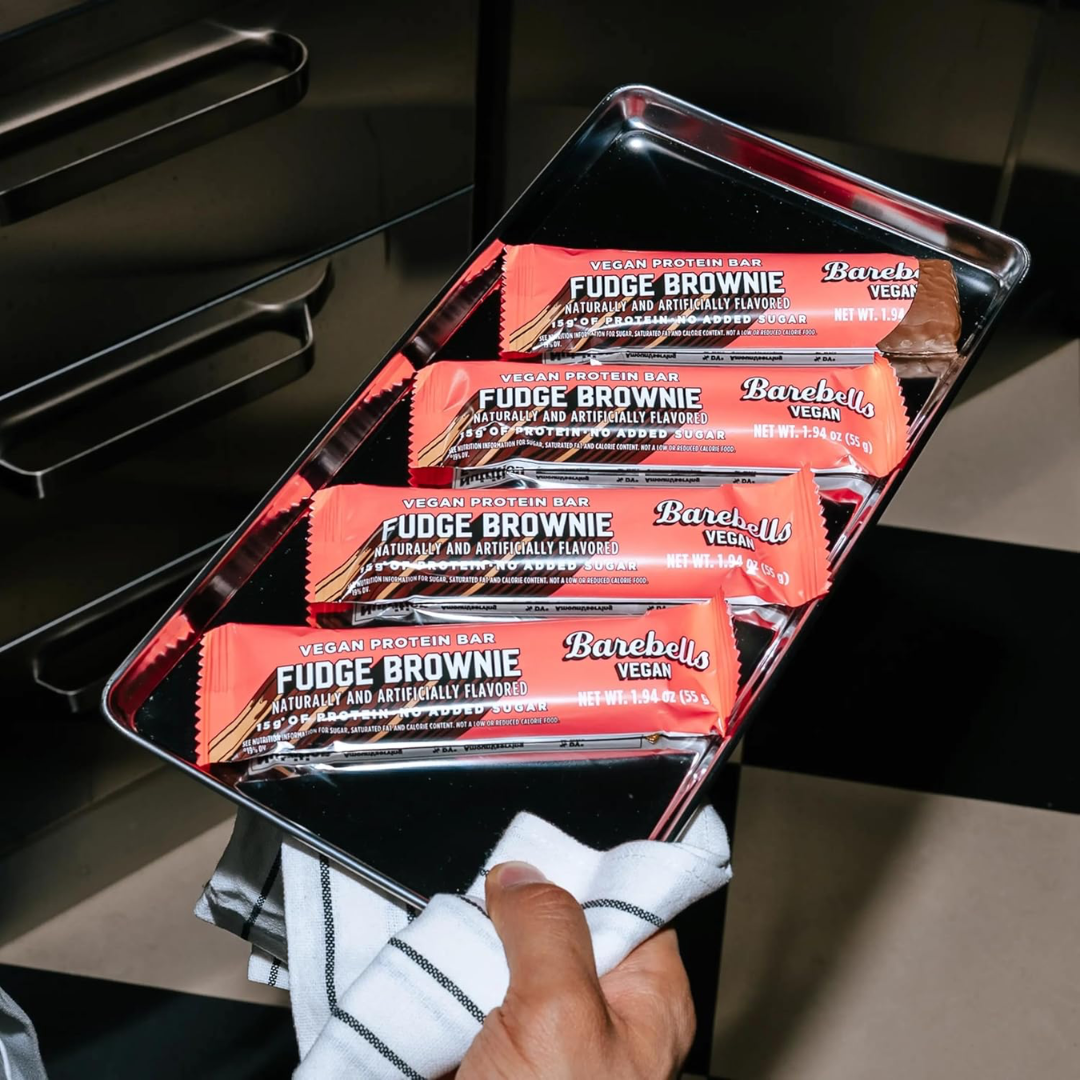 Barebells Vegan Protein Bar 12x55g Fudge Brownie