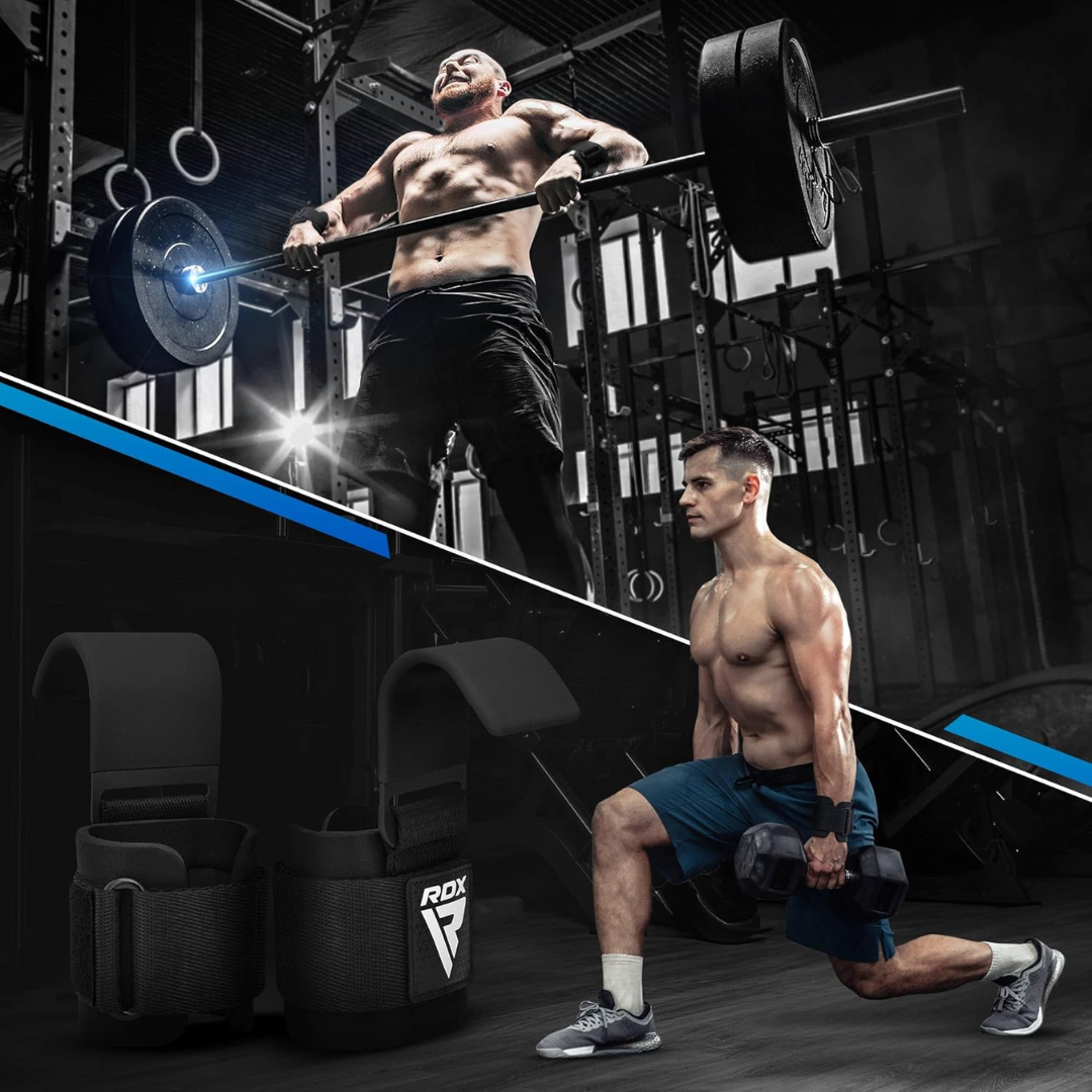 RDX Gym Hook Strap Plus Black