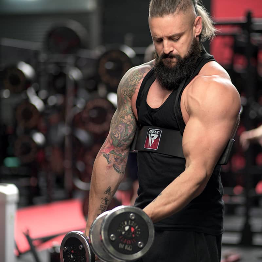 RDX Gym Arm Blaster T2 Army Green