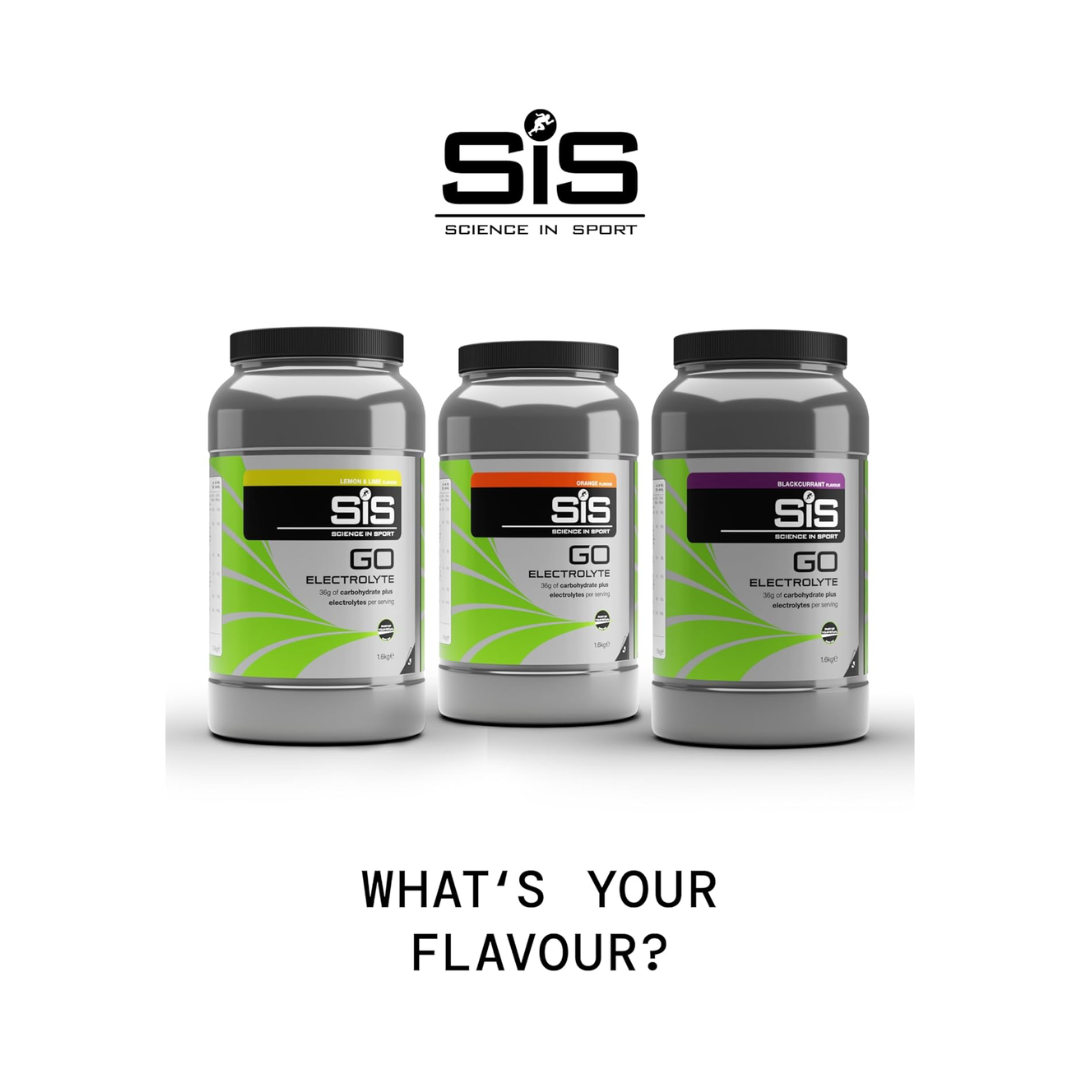 SIS (Science In Sport) Powder Go Electro 1.6kg Blackcurrant