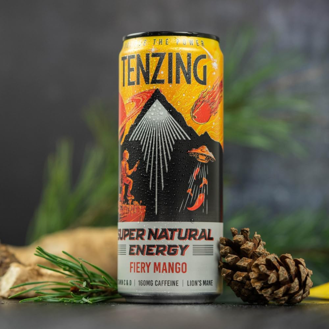 Tenzing Super Natural Energy 12x330ml Fiery Mango
