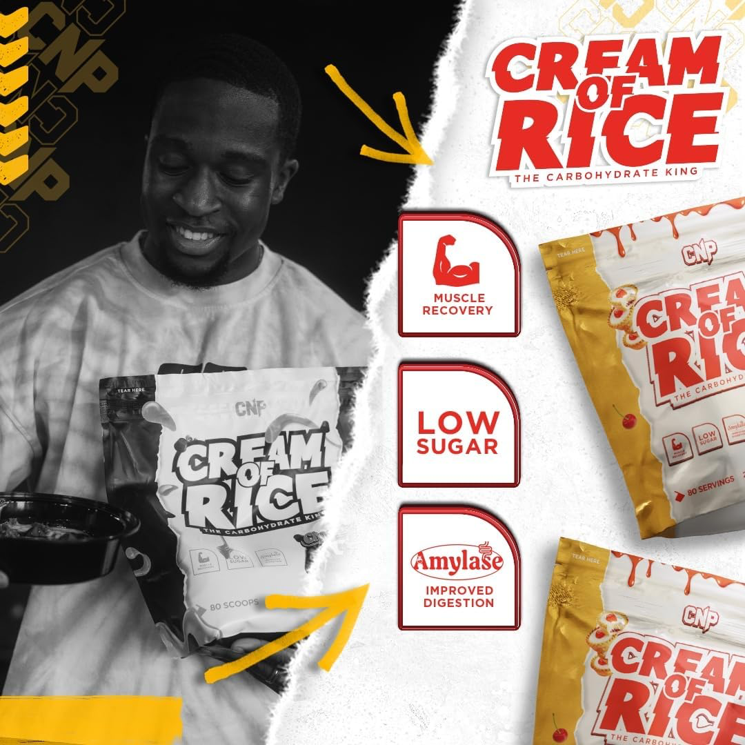 CNP Cream of Rice 2kg Chocamel Cups