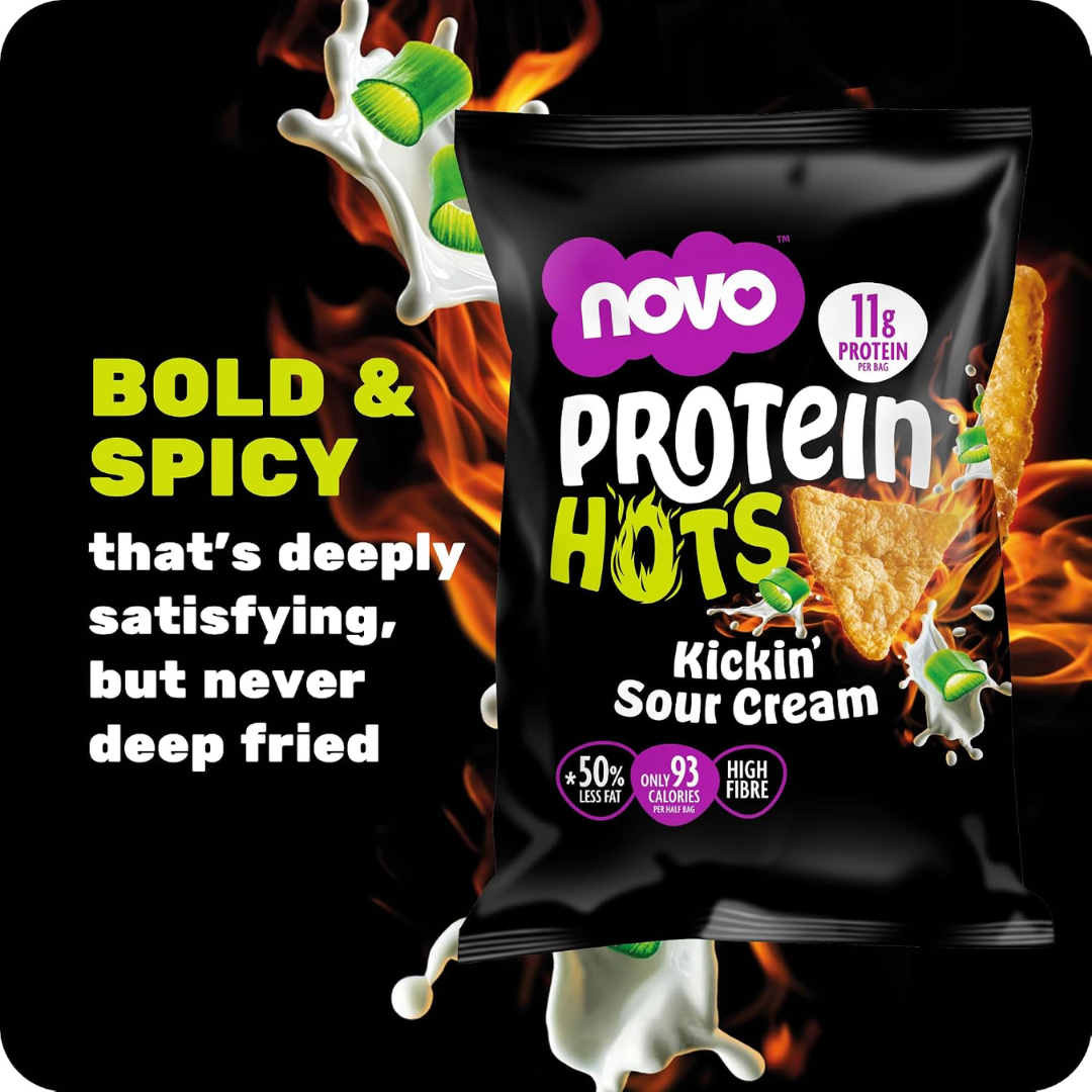 Novo Nutrition Novo Protein Hots 6x45g Kickin' Sour Cream