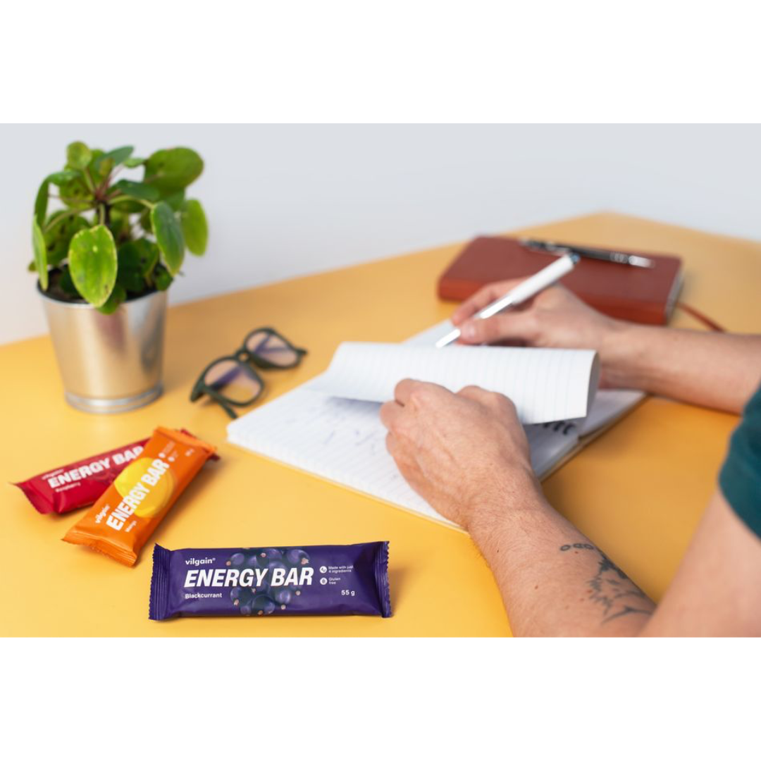 Vilgain Energy Bar 12x55g Blackcurrant