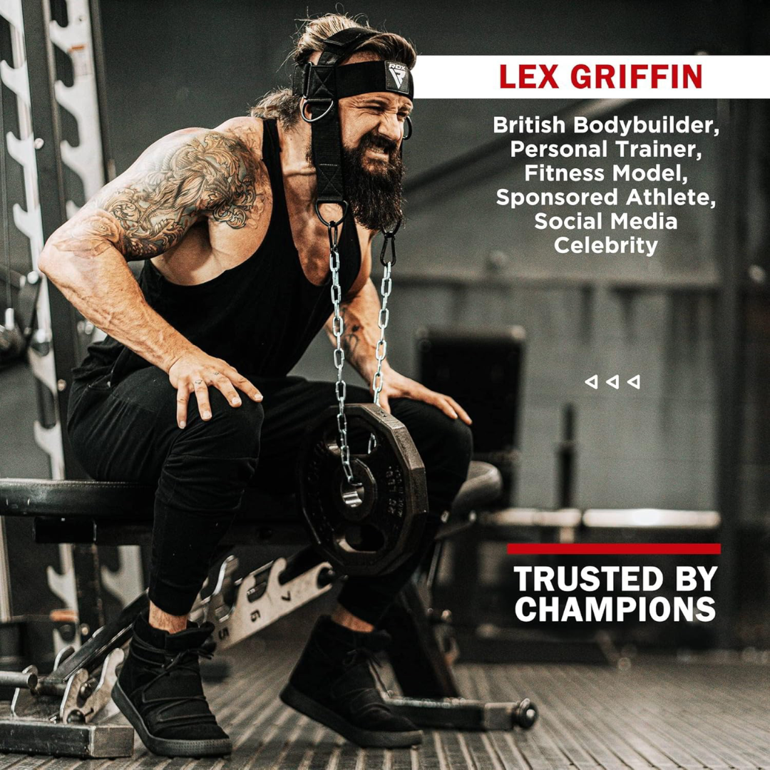 RDX Gym Head Harness H2 Plus Black