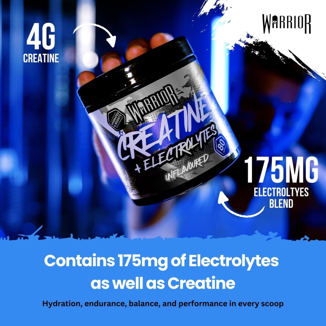 Warrior Creatine Plus Electrolytes 360g Unflavoured