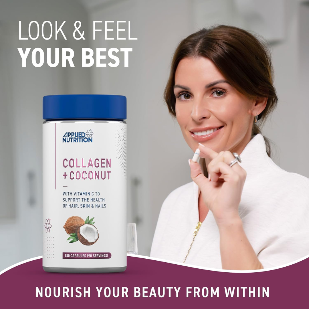 Applied Nutrition Collagen & Coconut 180 Caps Unflavoured