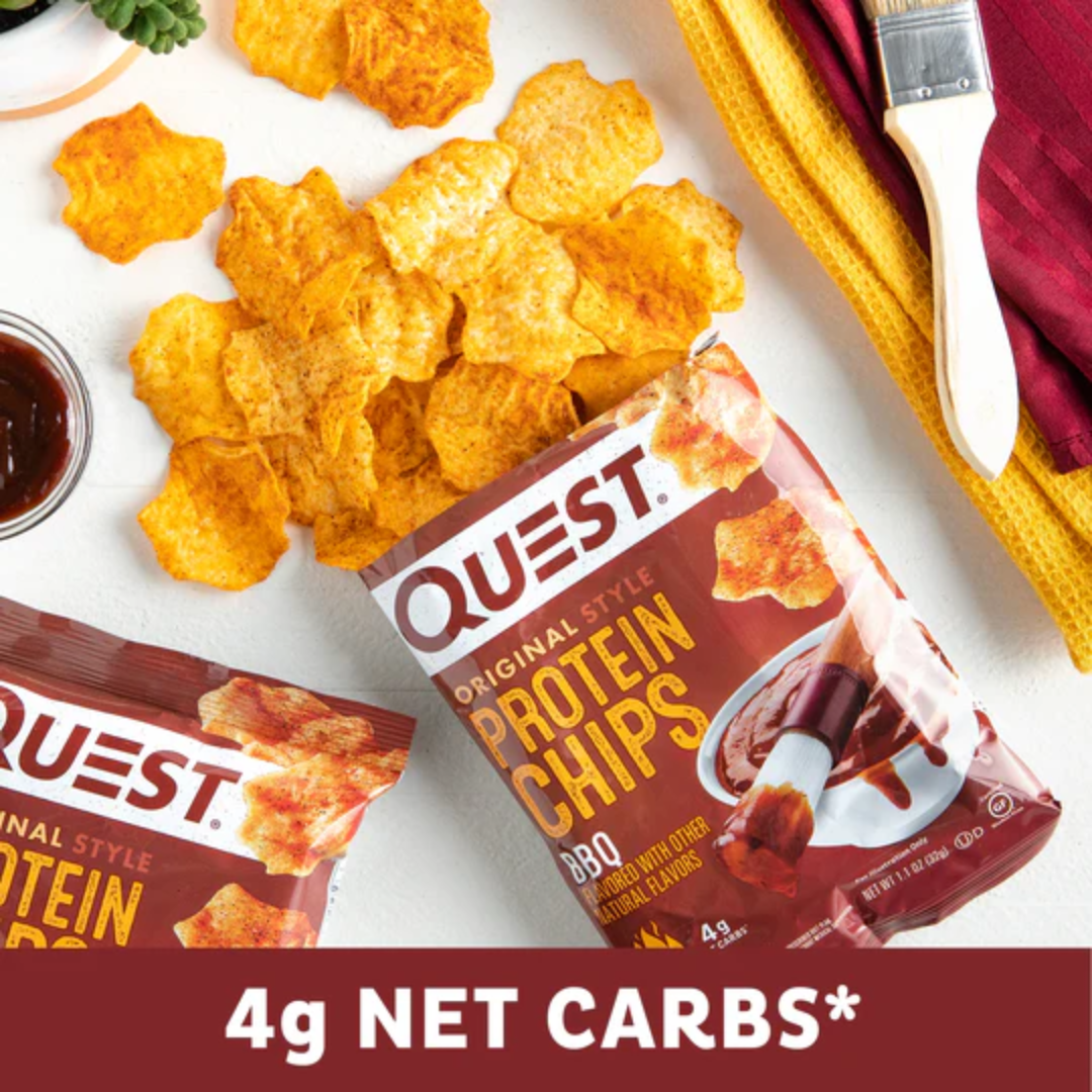 Quest Nutrition Protein Chips 8x32g BBQ