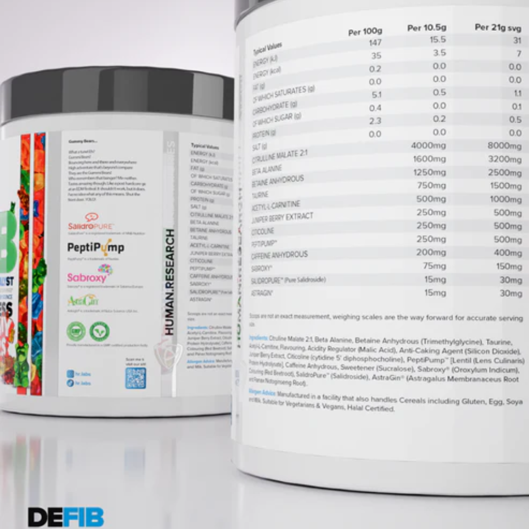 HR Labs DEFIB 420g Gummy Bears
