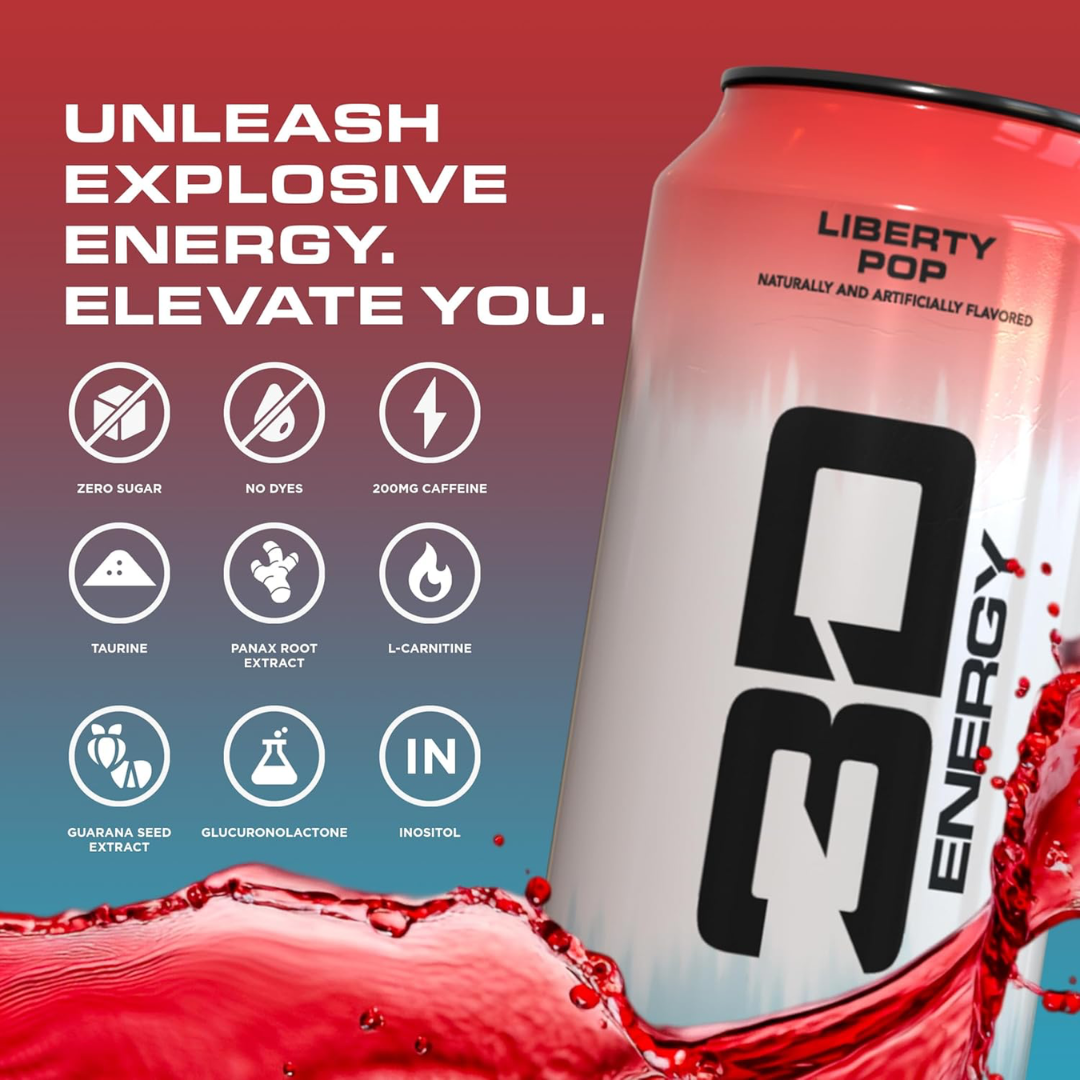 3D Energy Drink 12x473ml Liberty Pop