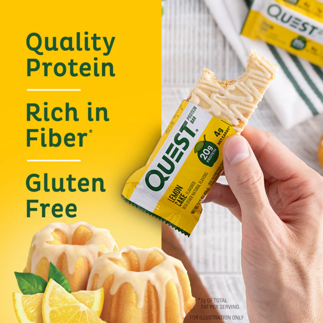 Quest Nutrition Bar 12x60g Lemon Cake