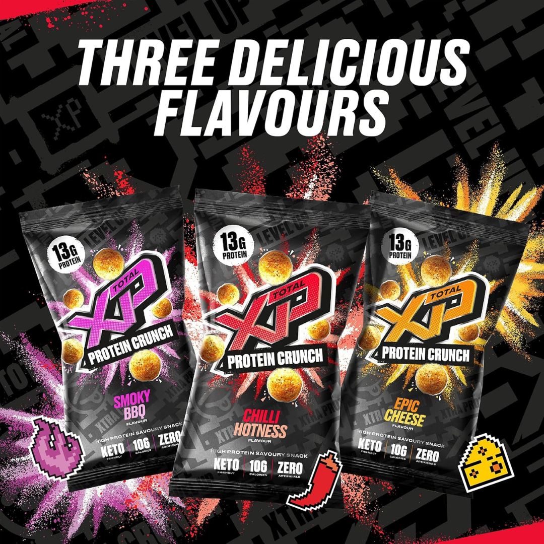 TOTAL XP Protein Crunch 12x26g Chilli Hotness