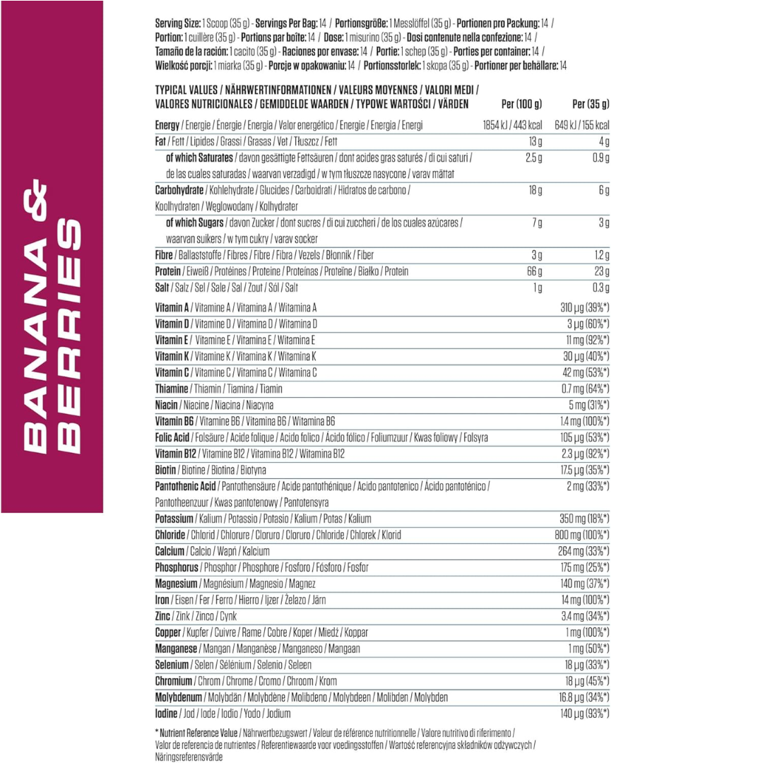 Applied Nutrition Complete Breakfast 490g Banana & Berries