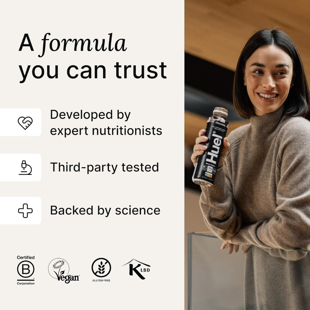 Huel Ready-to Drink Black Edition 8x500ml - Vanilla