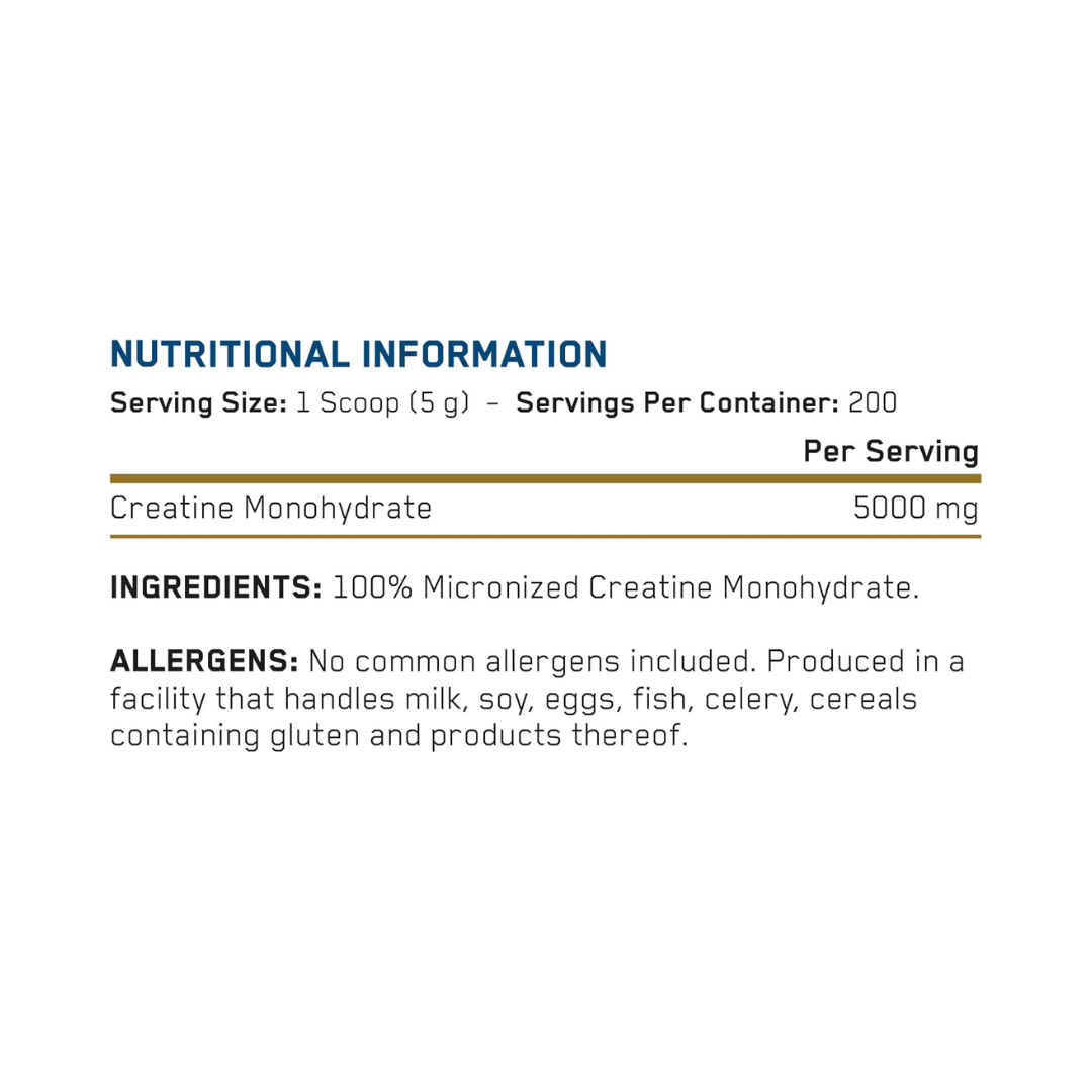 Applied Nutrition Creatine Monohydrate 1kg Unflavoured