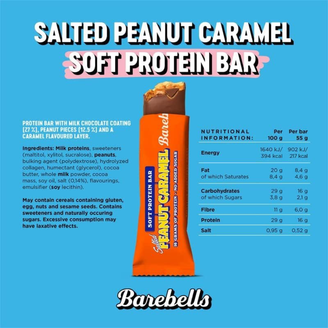 Barebells Soft Protein Bar 55g Peanut Caramel