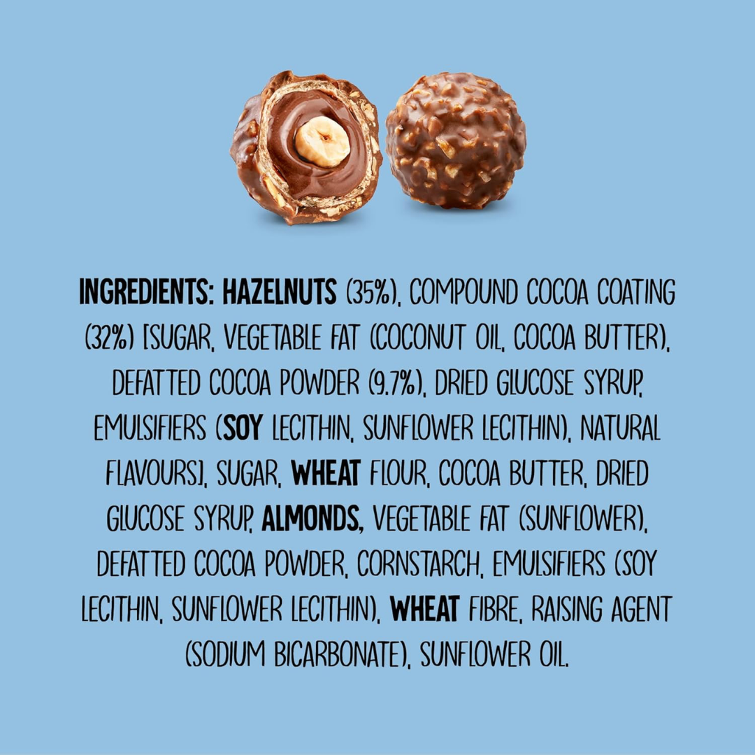 LoveRaw Nutty Choc Balls 9 Pack Gift Box 126g Milk Choc