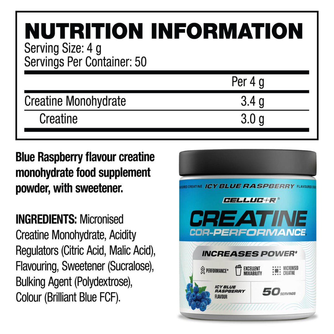 Cellucor Flavoured Creatine 203g Icy Blue Raspberry