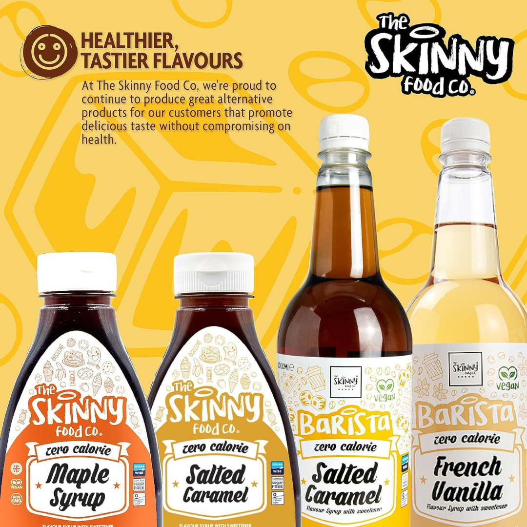 The Skinny Food Co Skinny Barista Zero Calorie Coffee Syrup 1000ml Salted Caramel