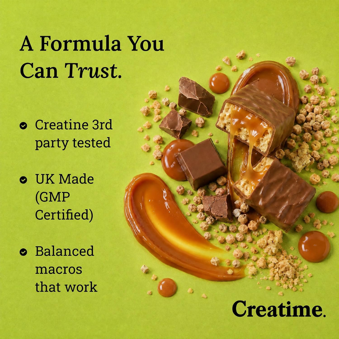 Creatime Creatine Protein Bar 12x50g Nutty Caramel