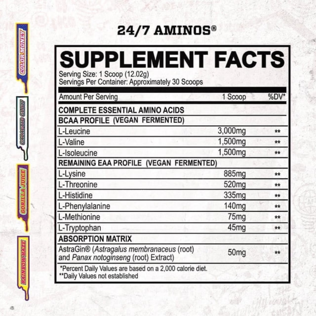 MyoBlox 24/7 Aminos 365.9g Rainbow Haze