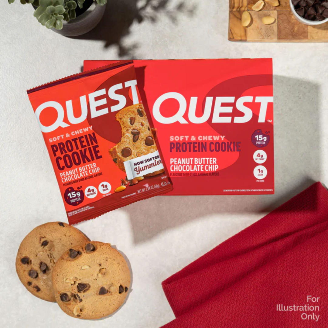 Quest Nutrition Cookie 12x59g Peanut Butter Chocolate Chip