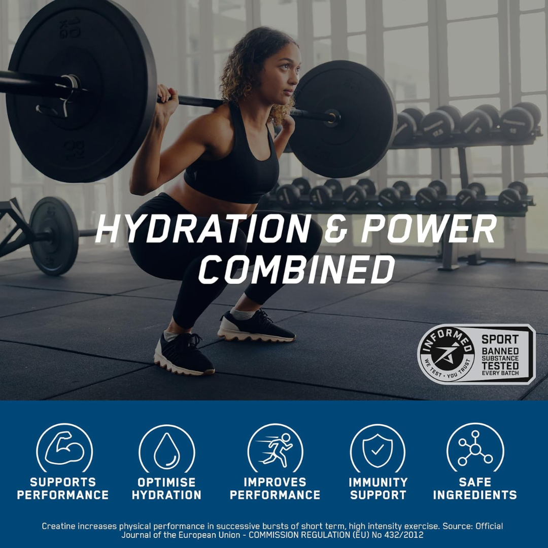 Applied Nutrition Creatine + Hydration 360g Blue Raspberry