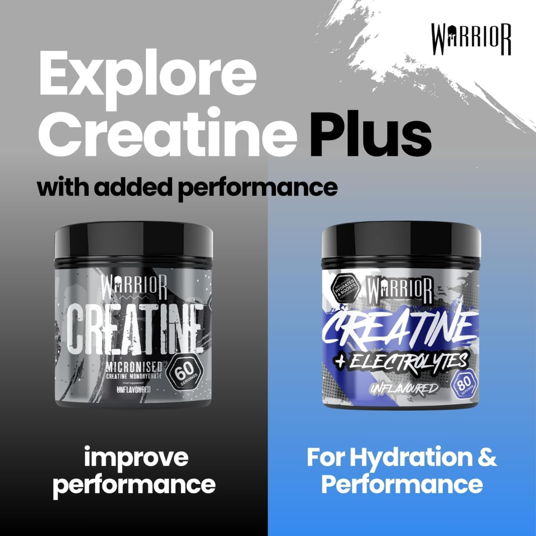 Warrior Creatine Plus Electrolytes 360g Unflavoured