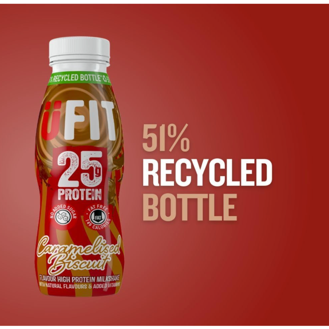 UFIT Protein RTD 10x330ml Caramelised Biscuit