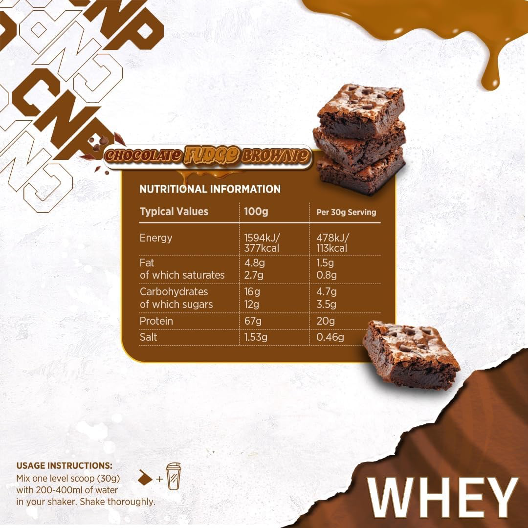 CNP Whey 900g Chocolate Fudge Brownie