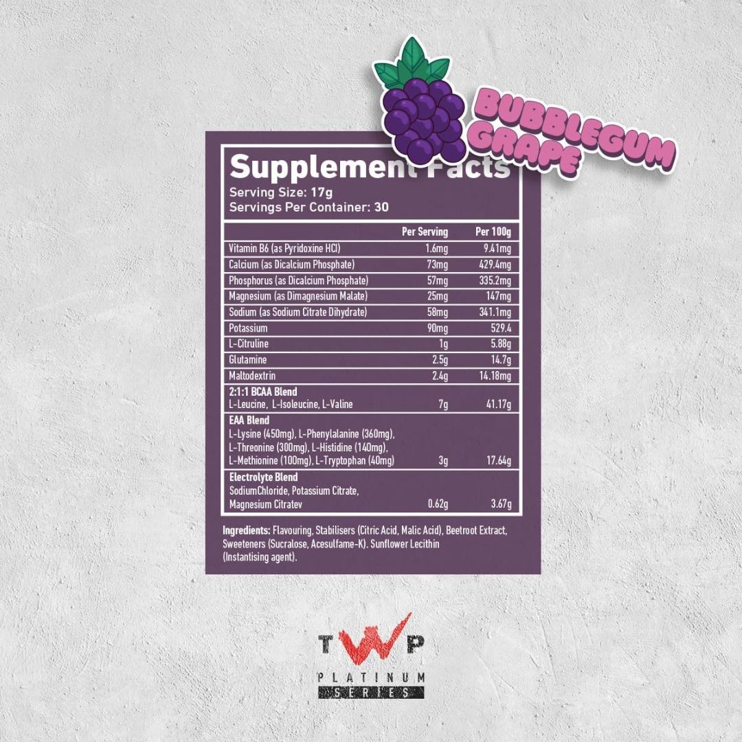 TWP Endure 510g Bubblegum Grape