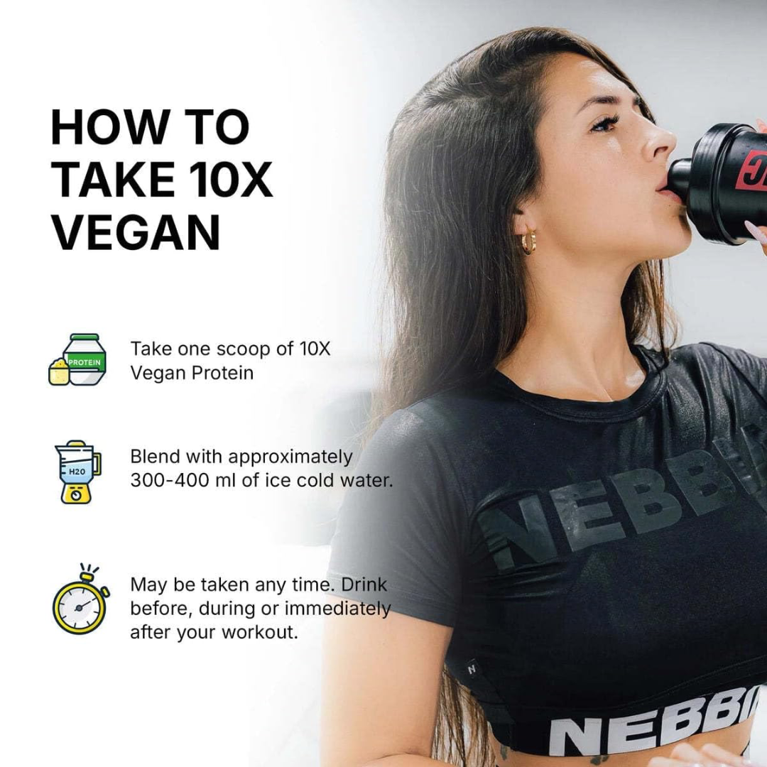 10X Athletic Vegan Protein 540g Strawberry Banana