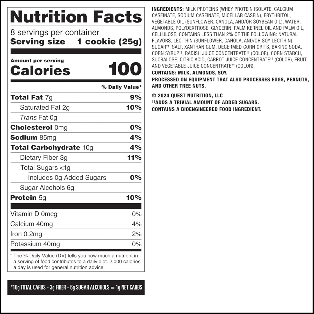 Quest Nutrition Frosted Cookies 8x25g Strawberry Cake